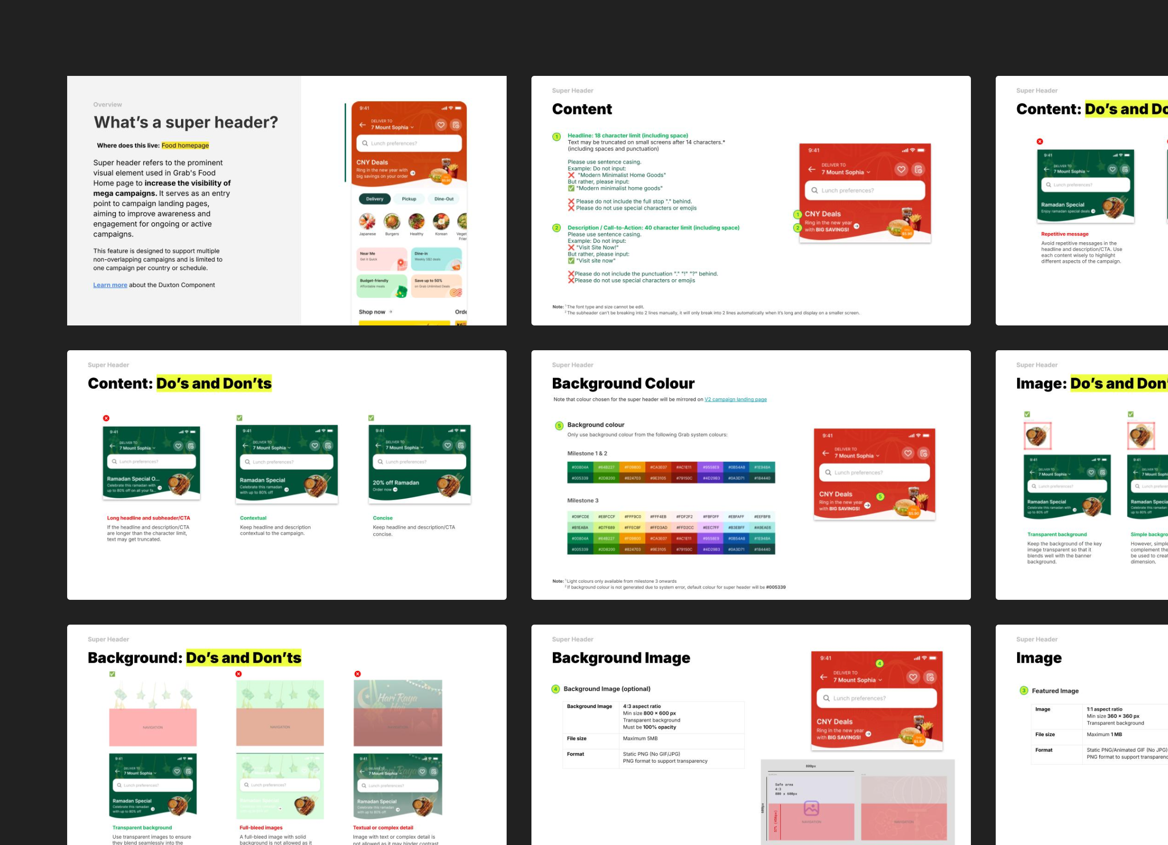 Super Header Guidelines